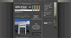 Desktop Screenshot of patio-design.fr